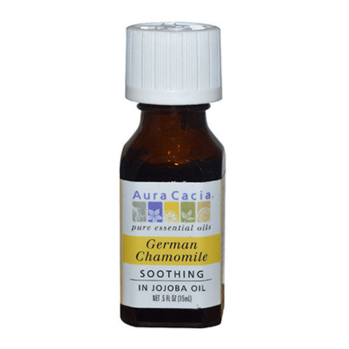 Aura Cacia Aromatherapy Precious Essentials Oil German Chamomile With Jojoba - 0.5 Oz